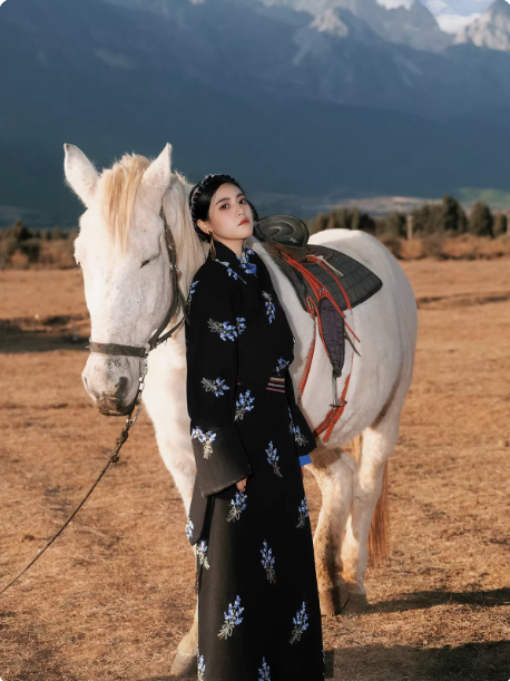 A Glimpse into Tradition: Hanfu & Tibetan Attire