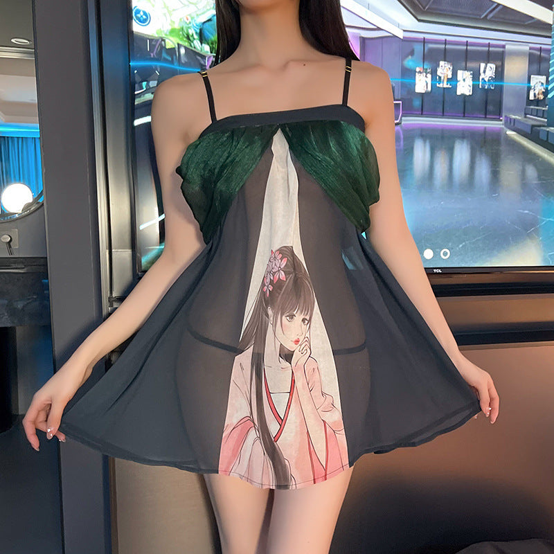 Sexy ancient style Hanfu lingerie set for ladies