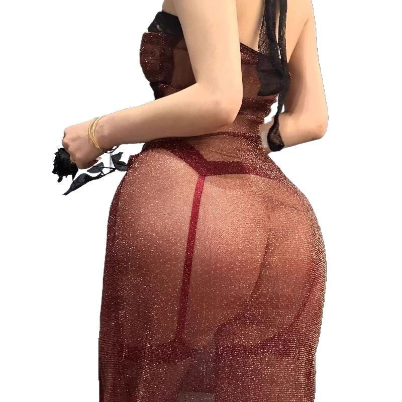 Western style sexy lingerie with glass gauze Hanfu