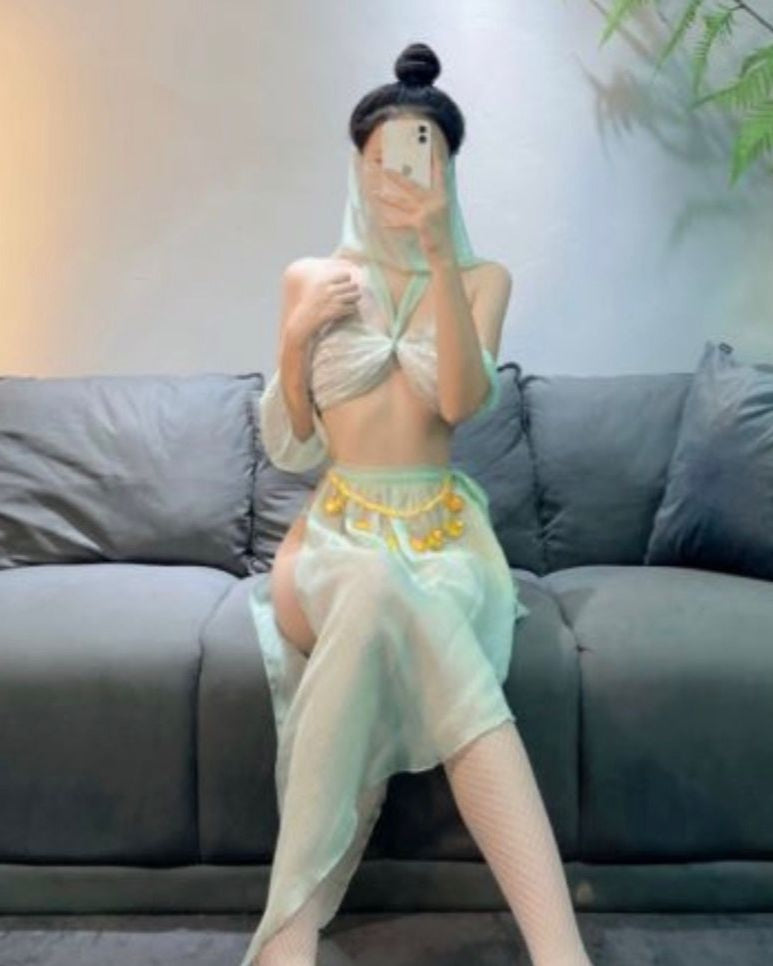 Hanfu strapless lingerie cosplay pajamas