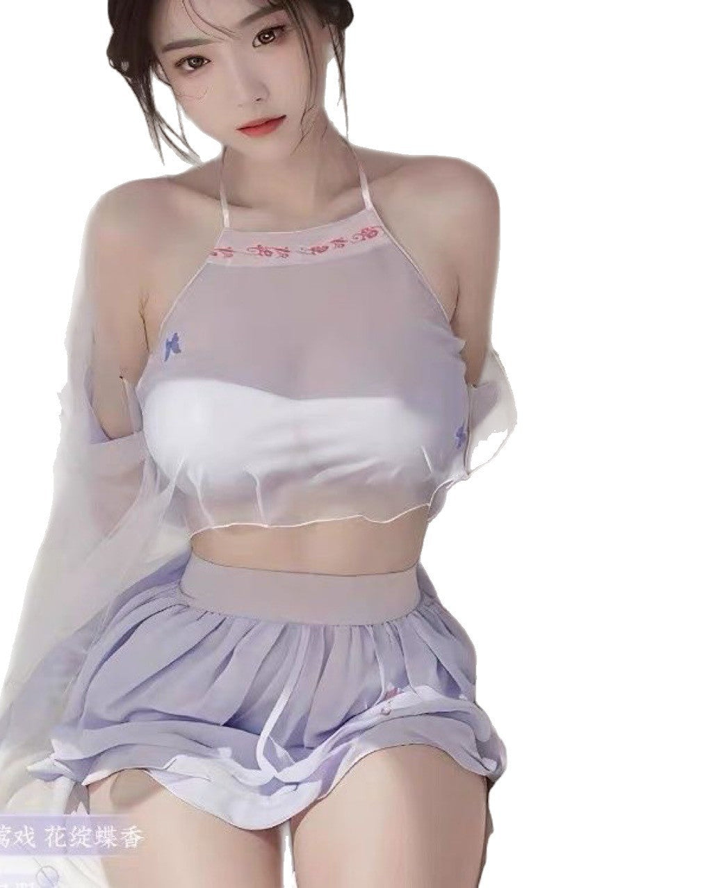 【飘逸仙子】Hanfu style lingerie, antique style bellyband, Chinese style set