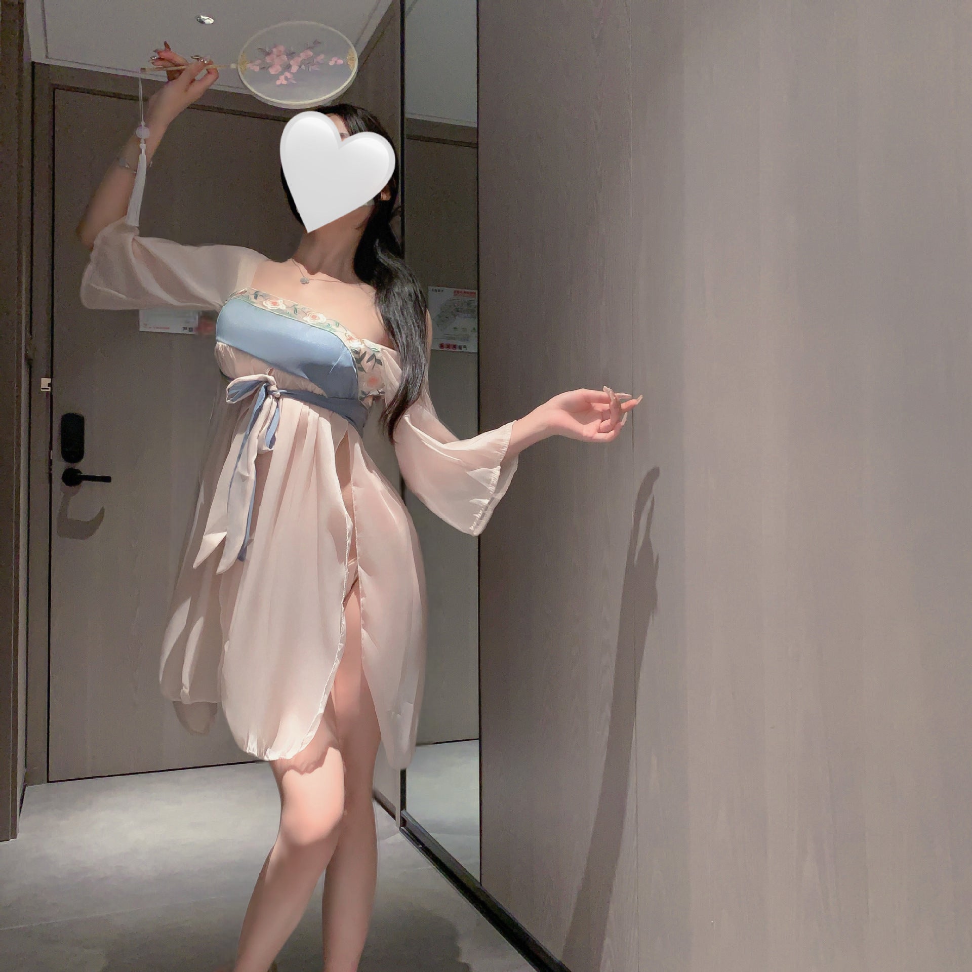 Ancient style Hanfu, sleeping robe, erotic lingerie, role-playing