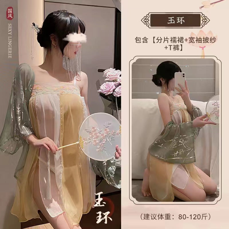 【飘逸仙子】Hanfu style lingerie, antique style bellyband, Chinese style set