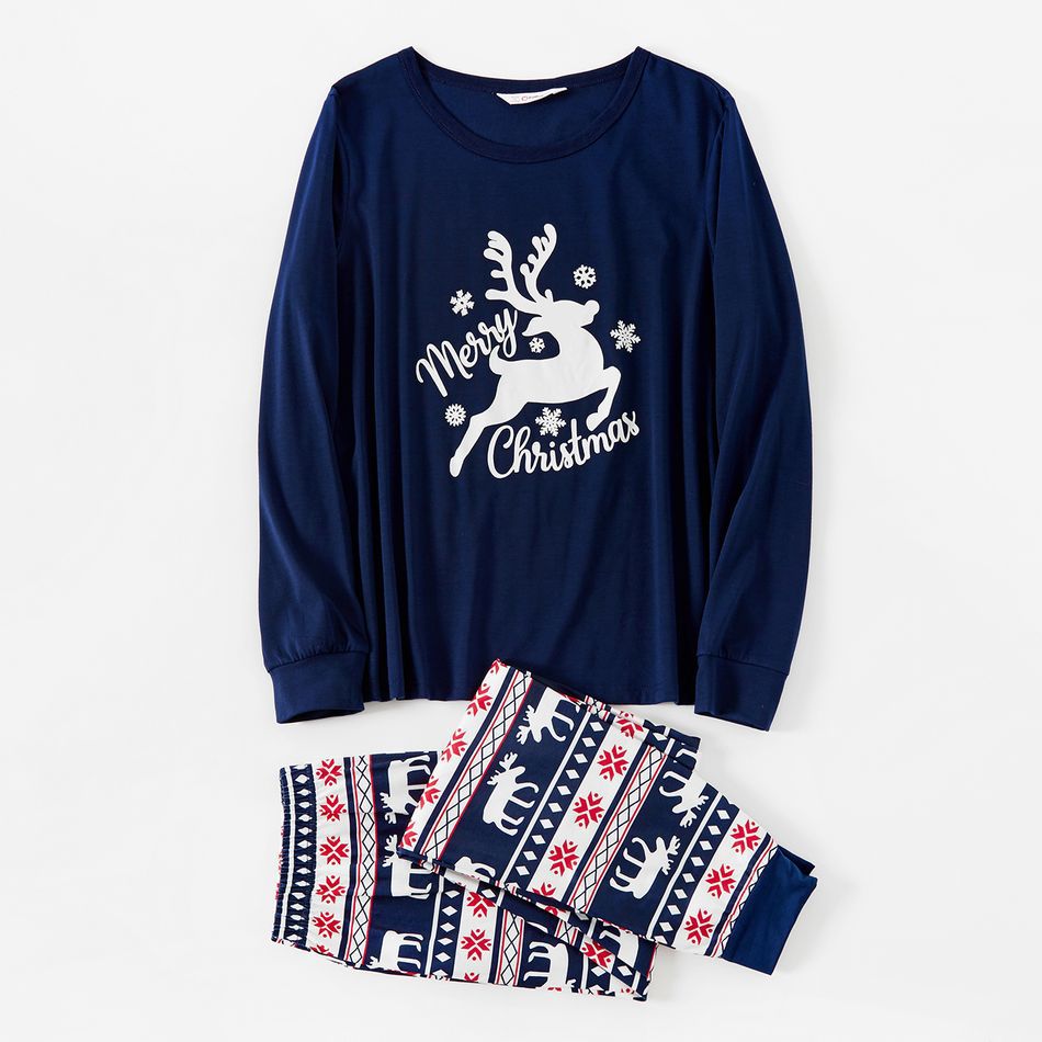 Children's Christmas Family Parent Child Set Elk Printed Pajama Set