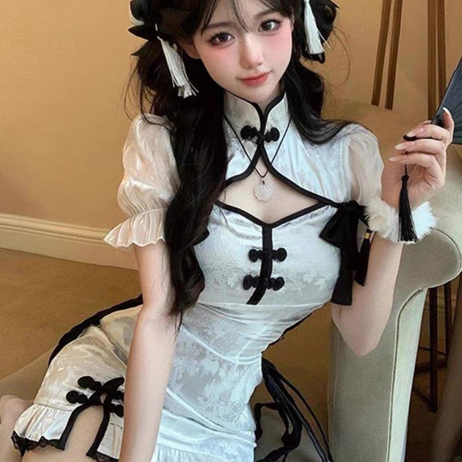 Hanfu qipao maid dress erotic lingerie