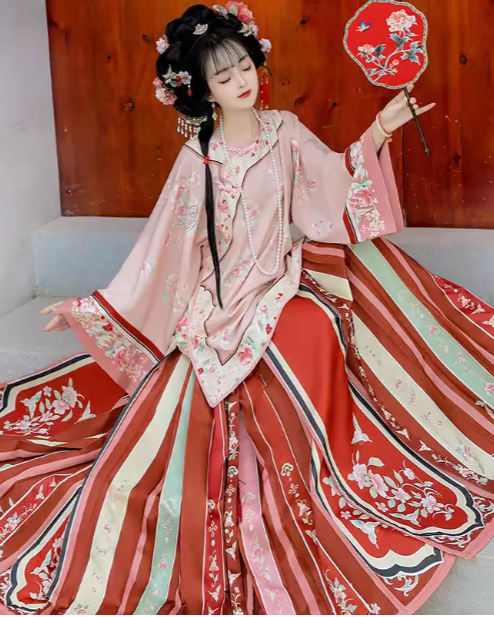 Late Qing Dynasty women's Hanfu 2025 new autumn  costume ancient costume