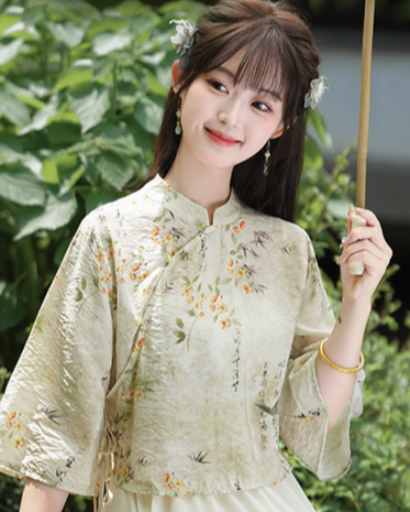 Women's Chinese style Hanfu set for summer