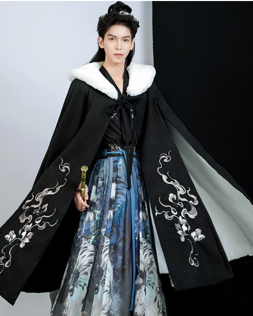 Hanfu Boys 2025 New Spring and Summer Xiake Style Ancient Costume