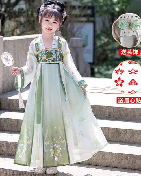 Spring and Autumn Hanfu boys and girls children's ancient costume handsome performance costumes