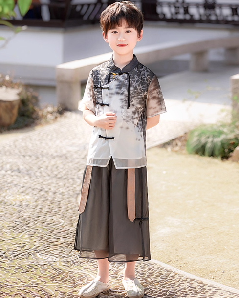 Children's Hanfu boys and girls ink-wash style ancient costume