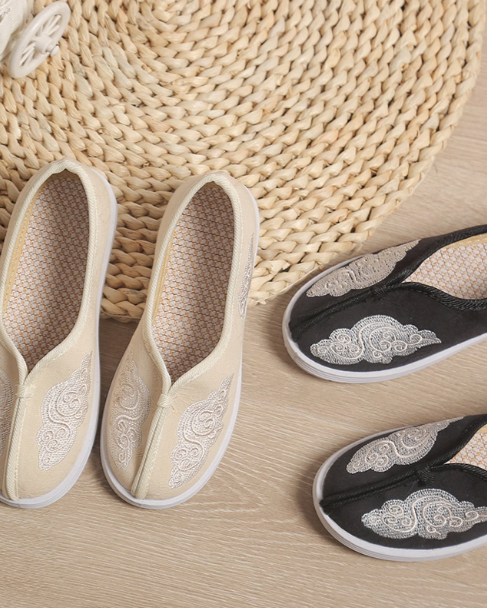 Hanfu boys' cloth shoes children's retro Chinese style ancient costume old Beijing cloth shoes ancient style