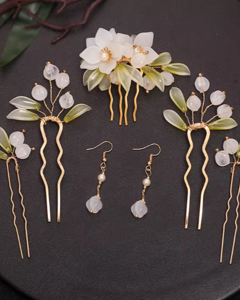 Hanfu headwear tassel hairpin complete set of ancient style accessories