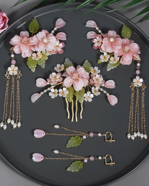 Hanfu headwear tassel hairpin complete set of ancient style accessories