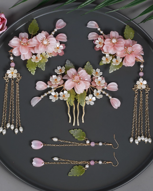 Hanfu headwear tassel hairpin complete set of ancient style accessories
