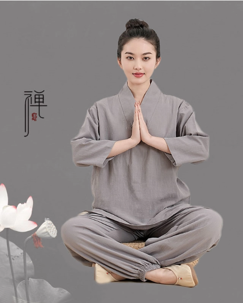 Zen Tea Taoist Cotton and Hemp Set Hanfu Practice