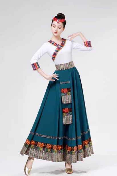 Hanfu Tibetan clothing women's adult suit