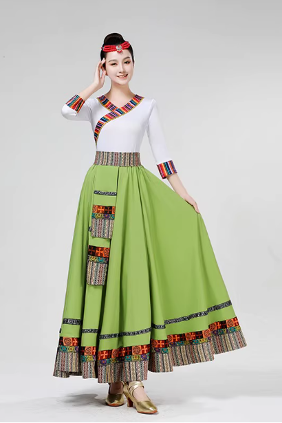 Hanfu Tibetan clothing women's adult suit