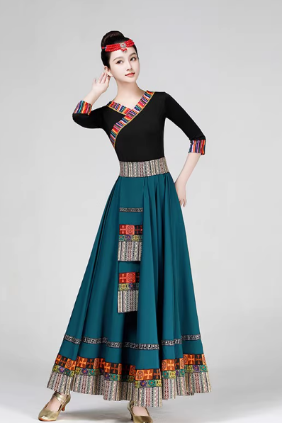 Hanfu Tibetan clothing women's adult suit