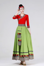 Hanfu Tibetan clothing women's adult suit