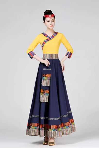 Hanfu Tibetan clothing women's adult suit