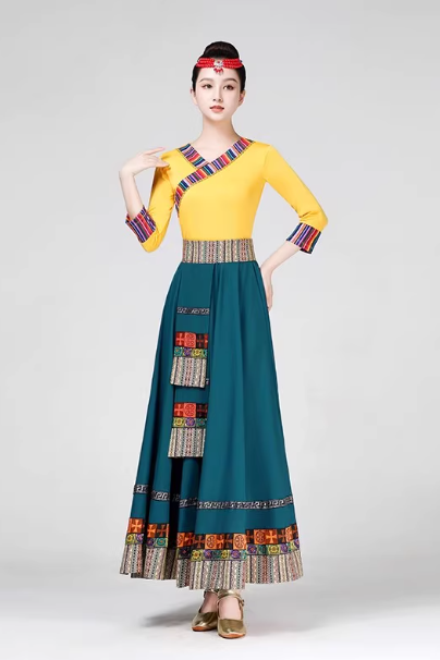 Hanfu Tibetan clothing women's  suit