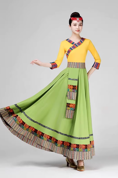 Hanfu Tibetan clothing women's  suit