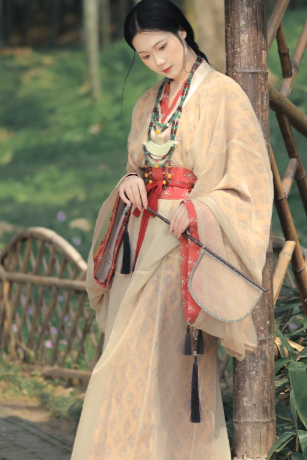 Xiao Lingxing 小菱形 Little Diamond Warring States Mashan Tomb Restoration Zhiju Robe Set