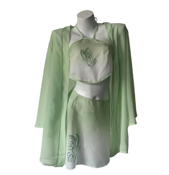 Hanfu lingerie ancient style bellyband sexy lingerie set