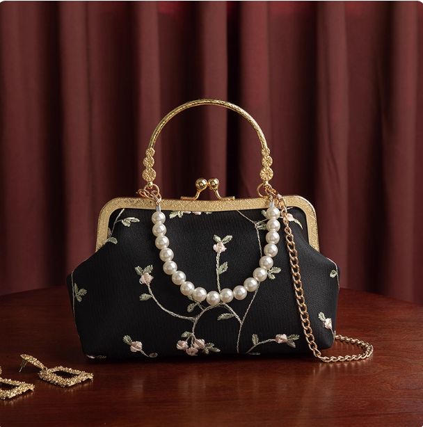 Chinese style embroidered cheongsam bag Hanfu handbag