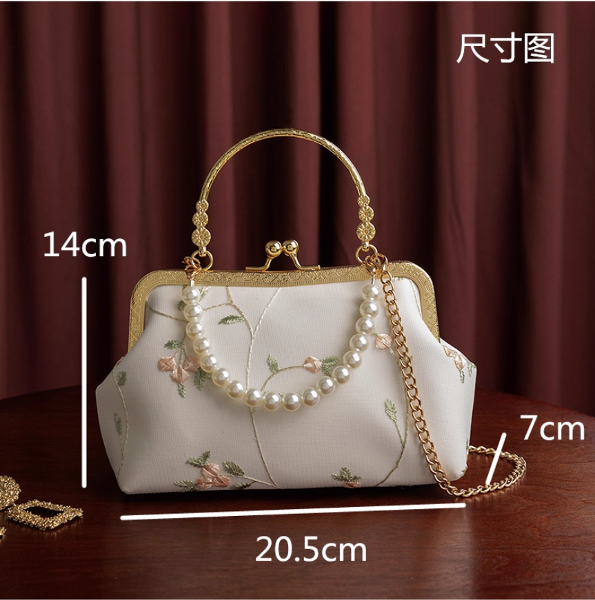 Chinese style embroidered cheongsam bag Hanfu handbag