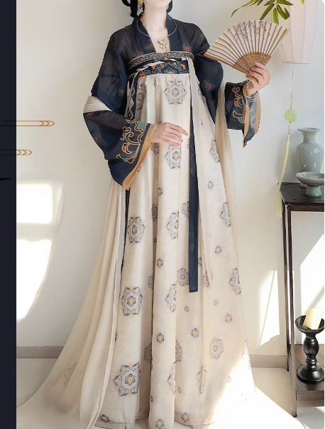 【熙熙】Tang Dynasty chest length Ruqun Hanfu suit set