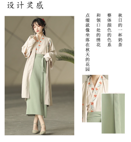 Song Dynasty style Hanfu modern Chinese style Aoqun
