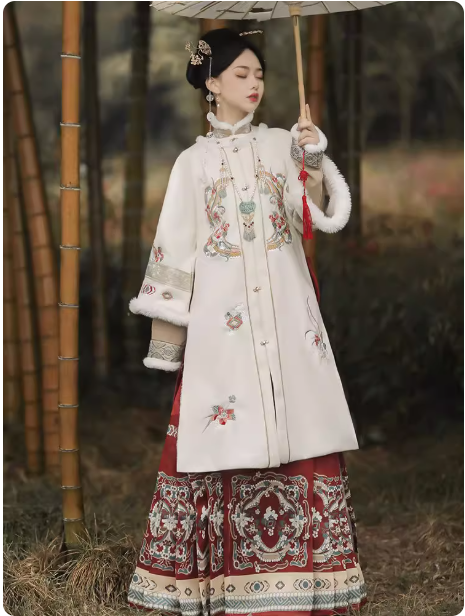 【玉茗】Ming Dynasty Aoqun horse face skirt set