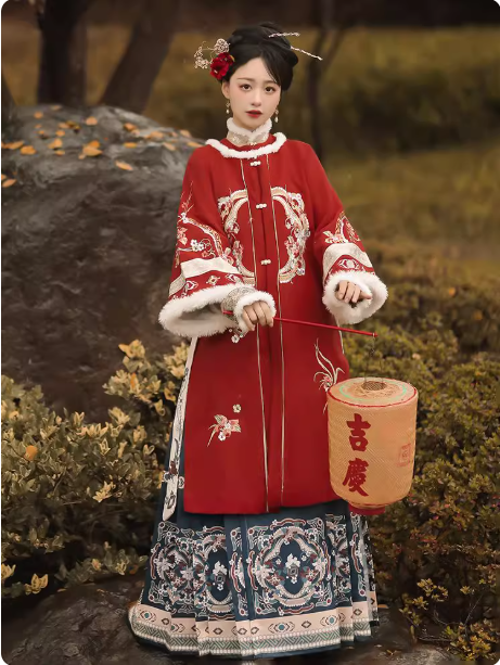 【玉茗】Ming Dynasty Aoqun horse face skirt set