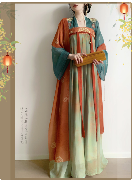 【卿芸】 Tang style chest length Ruqun with ethereal aura