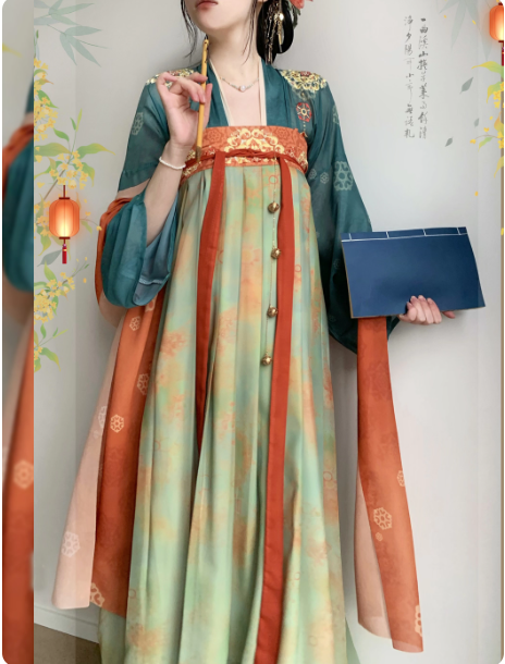 【卿芸】 Tang style chest length Ruqun with ethereal aura