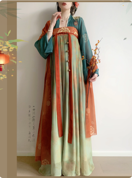 【卿芸】 Tang style chest length Ruqun with ethereal aura