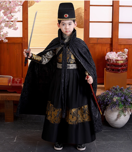 [锦衣卫]Children's Ming Dynasty Hanfu Flying Fish suit set