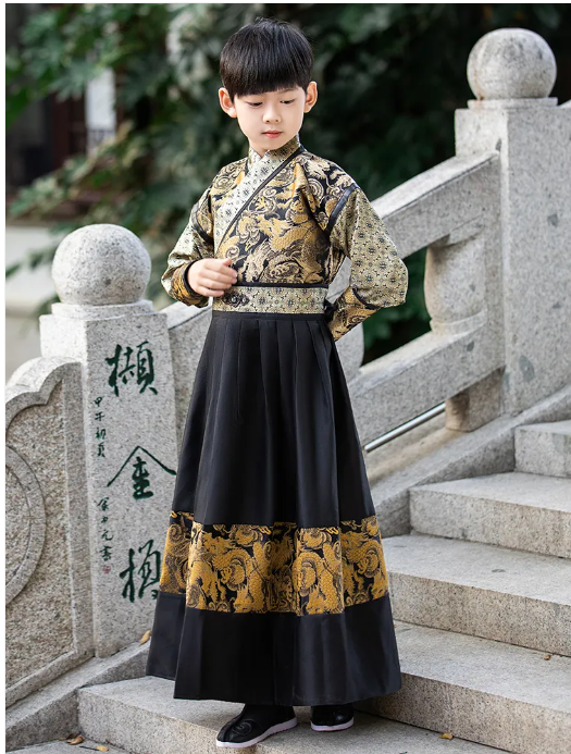 [锦衣卫]Children's Ming Dynasty Hanfu Flying Fish suit set