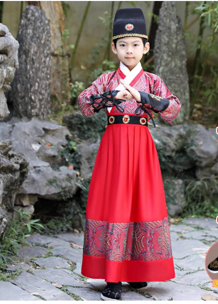 [锦衣卫]Children's Ming Dynasty Hanfu Flying Fish suit set