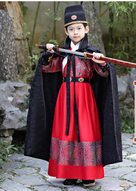 [锦衣卫]Children's Ming Dynasty Hanfu Flying Fish suit set