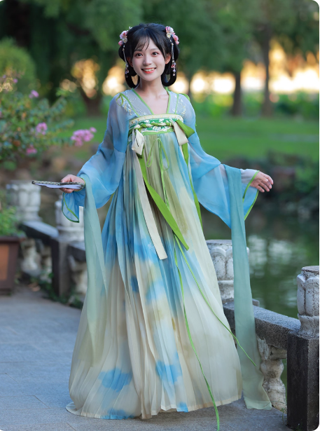 【繁花语】Tang Dynasty Hanfu Ruqun chest length skirt set