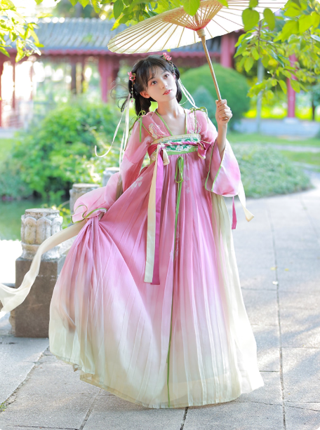 【繁花语】Tang Dynasty Hanfu Ruqun chest length skirt set