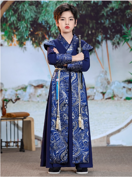 【墨羽】Boys' Hanfu and Children's Ancient Chinese Style Set