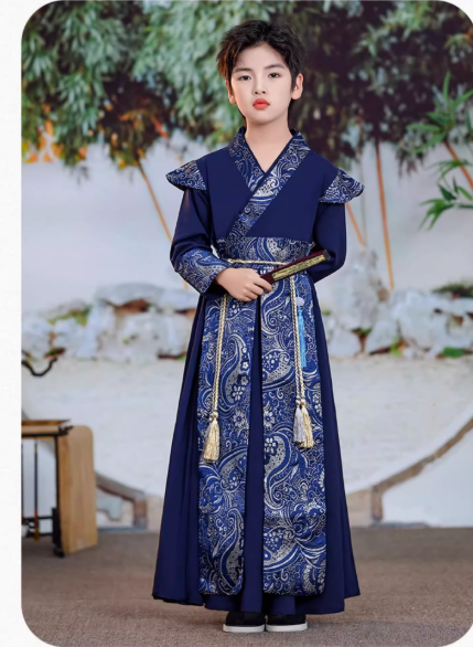 【墨羽】Boys' Hanfu and Children's Ancient Chinese Style Set