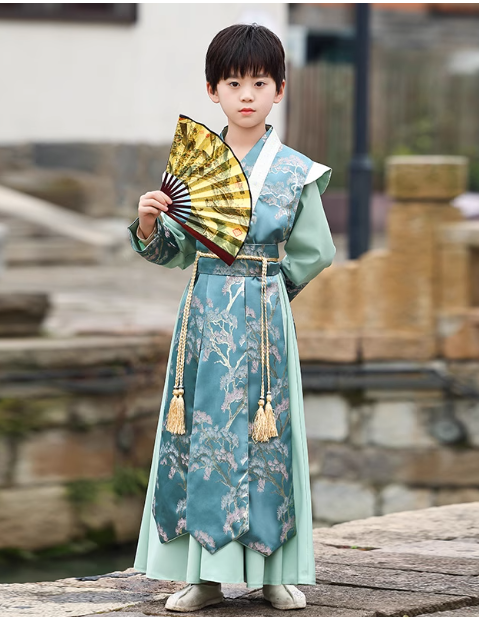 【雪松】Boys' Hanfu and Children's Ancient Chinese Style Set