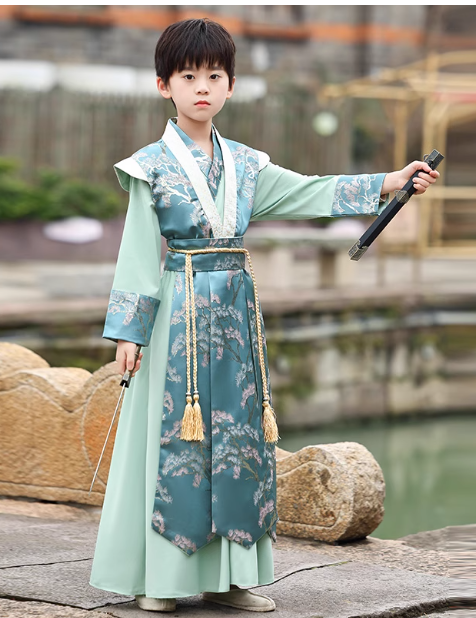 【雪松】Boys' Hanfu and Children's Ancient Chinese Style Set
