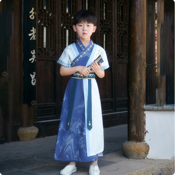 [飞羽]boys' Hanfu Set with Chinese Style