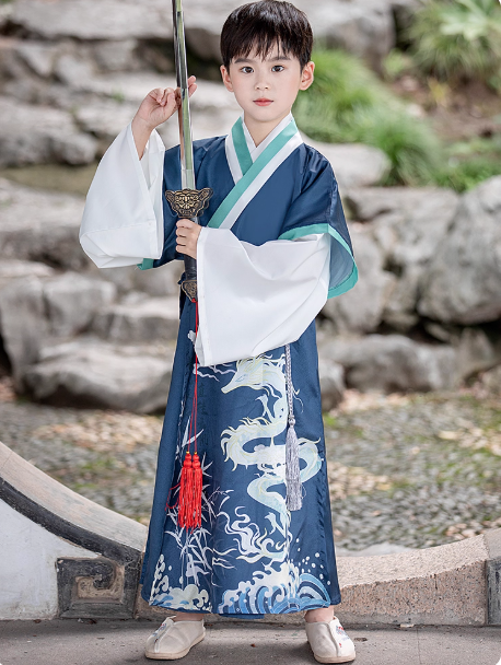 [玉龙] boys Chinese style ancient costume