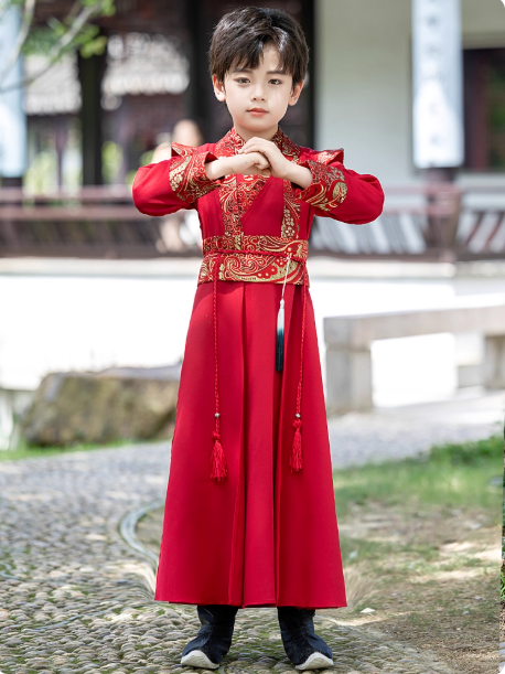 [凌风]Boys' Hanfu Ancient Style Martial Arts